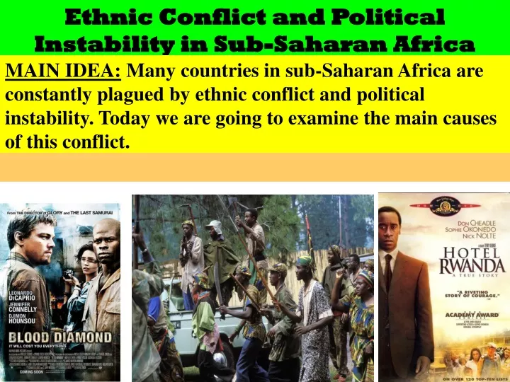 ethnic conflict and political instability