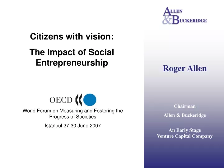 citizens with vision the impact of social
