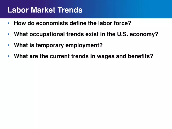 labor market trends