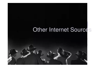 Other Internet Sources
