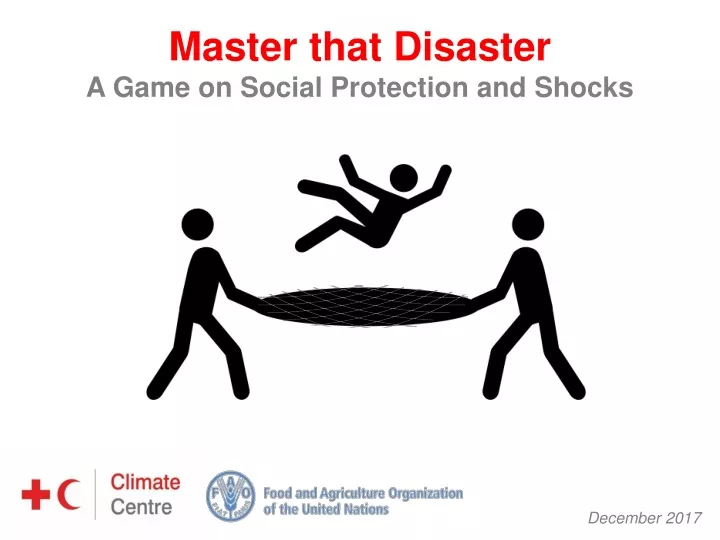 master that disaster a game on social protection