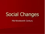 Social Changes - slide 1