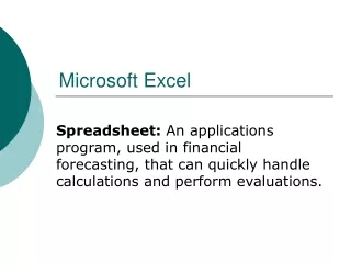 Microsoft Excel