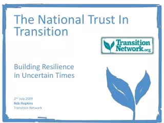 The National Trust In Transition