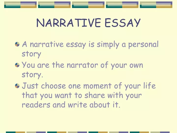narrative essay