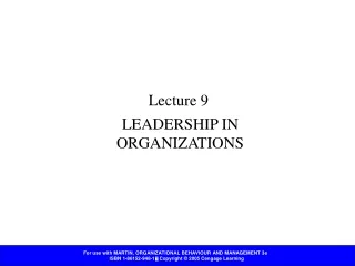 LEADERSHIP IN ORGANIZATIONS