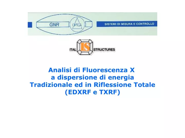 analisi di fluorescenza x a dispersione