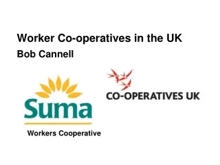 Worker Co-operatives in the UK Bob Cannell