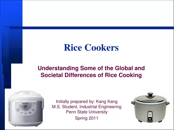 rice cookers understanding some of the global and societal differences of rice cooking