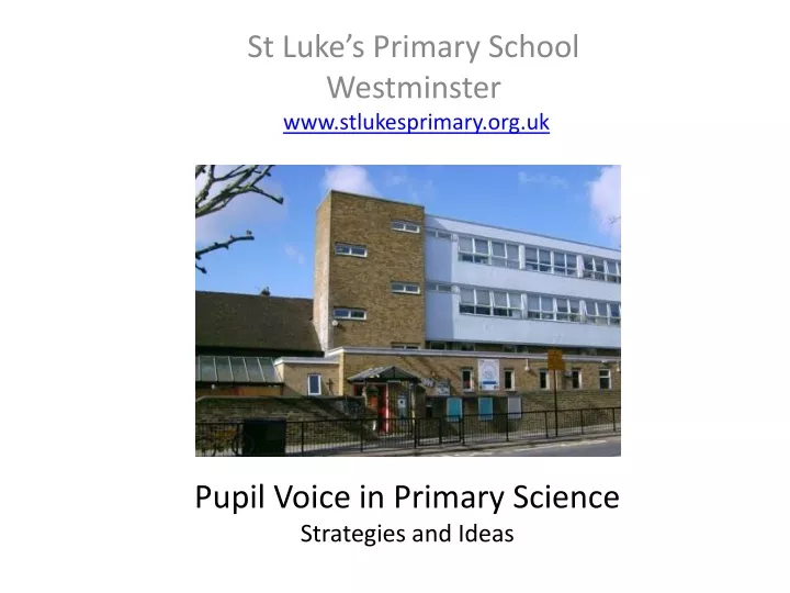 st luke s primary school westminster www stlukesprimary org uk