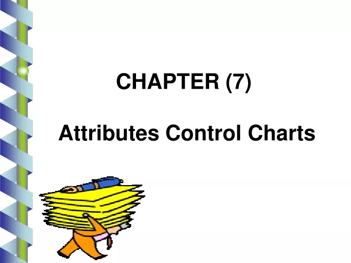 chapter 7 attributes control charts