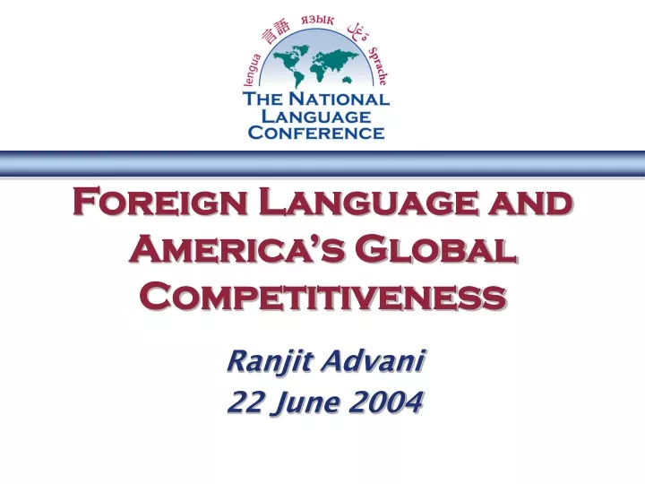 foreign language and america s global competitiveness