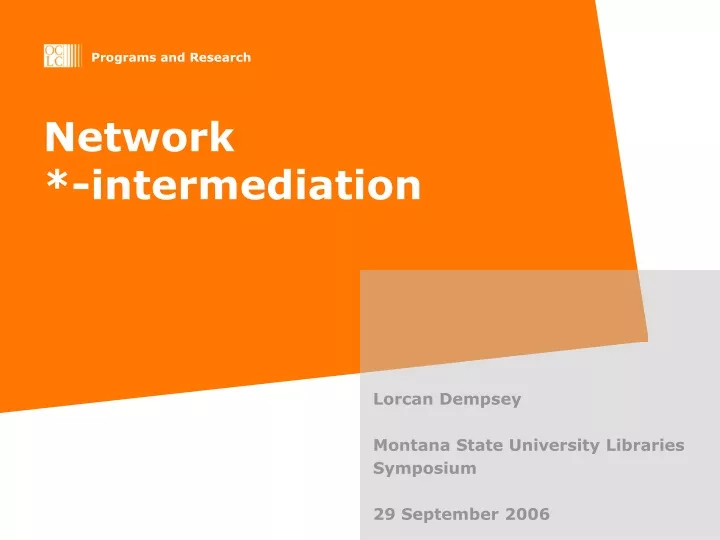 network intermediation