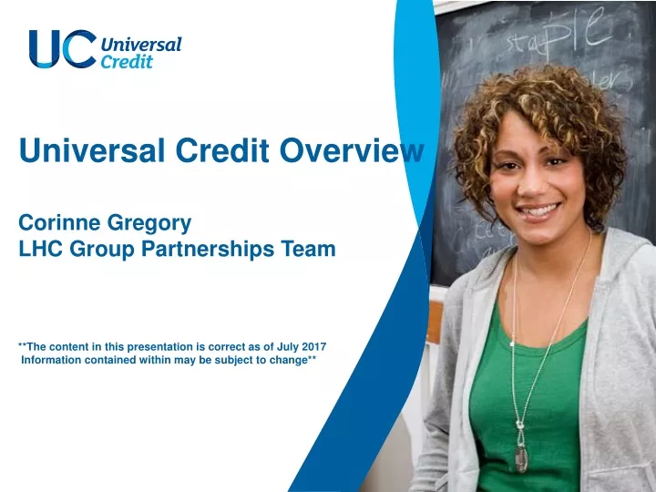 universal credit overview corinne gregory