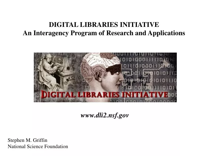 digital libraries initiative an interagency