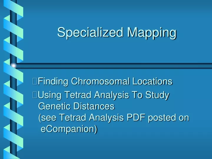 specialized mapping