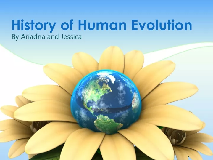 history of human evolution