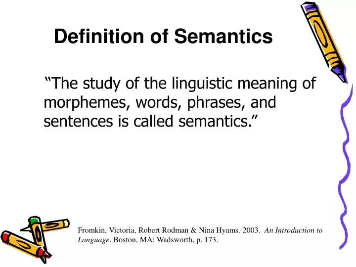 definition of semantics