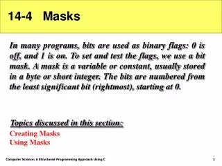 14-4   Masks