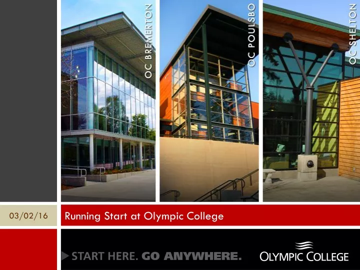 running start at olympic college