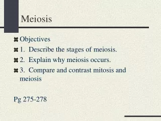 Meiosis