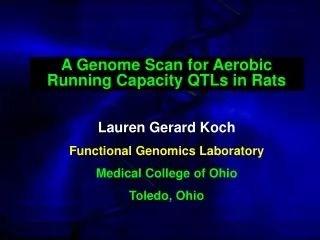 Lauren Gerard Koch Functional Genomics Laboratory Medical College of Ohio Toledo, Ohio