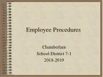 Employee Procedures - slide 1