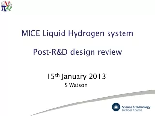 MICE Liquid Hydrogen system Post-R&amp;D design review