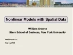 Innovative Spatial Modeling Approaches for Nonlinear Data Analysis - slide 1