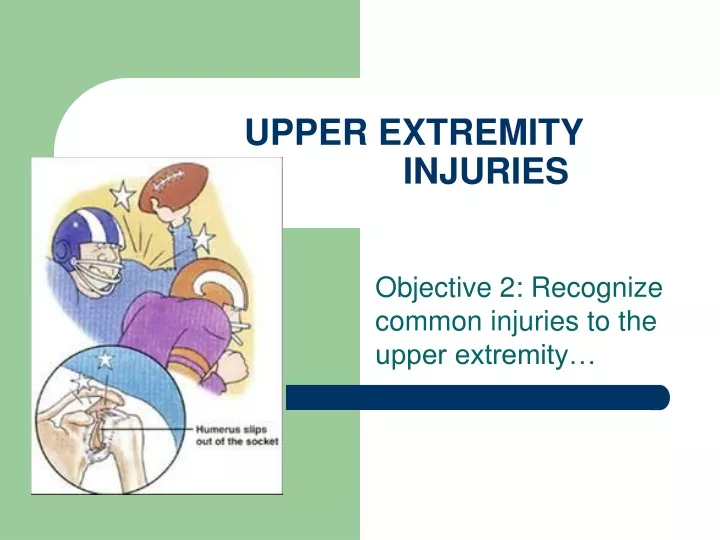 upper extremity injuries
