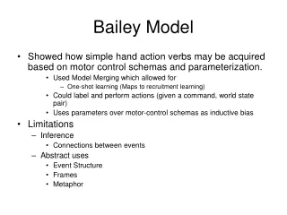 Bailey Model