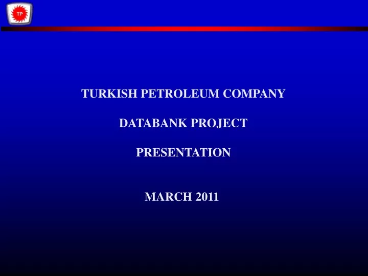 turkish petroleum company databank project