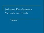 Software Development Methods and Tools - slide 1