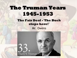 The Truman Years 1945-1953