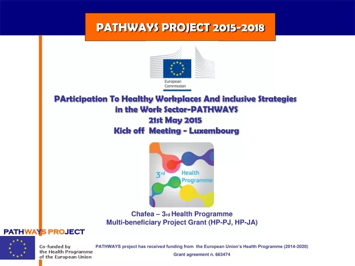 pathways project 2015 2018