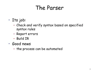 The Parser