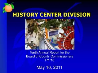HISTORY CENTER DIVISION