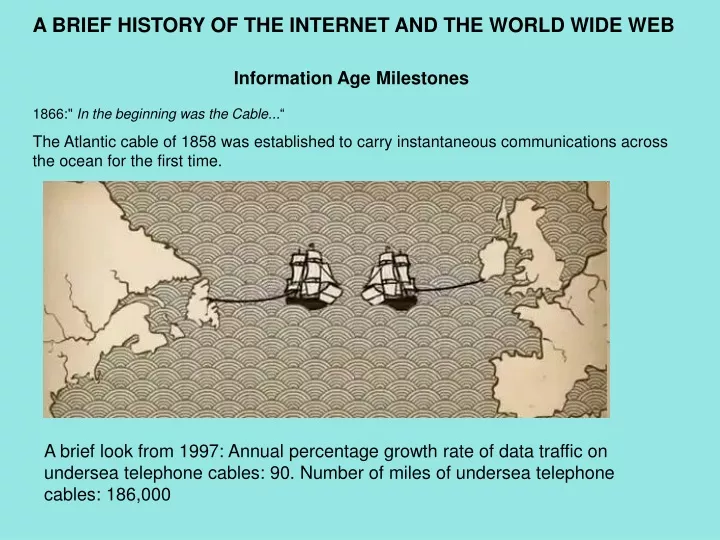 a brief history of the internet and the world