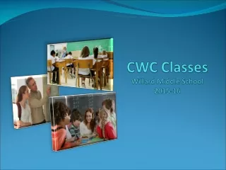 CWC Classes Willard Middle School 2015-16