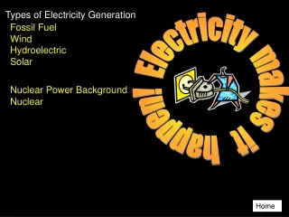Electricity  makes  it   happen!