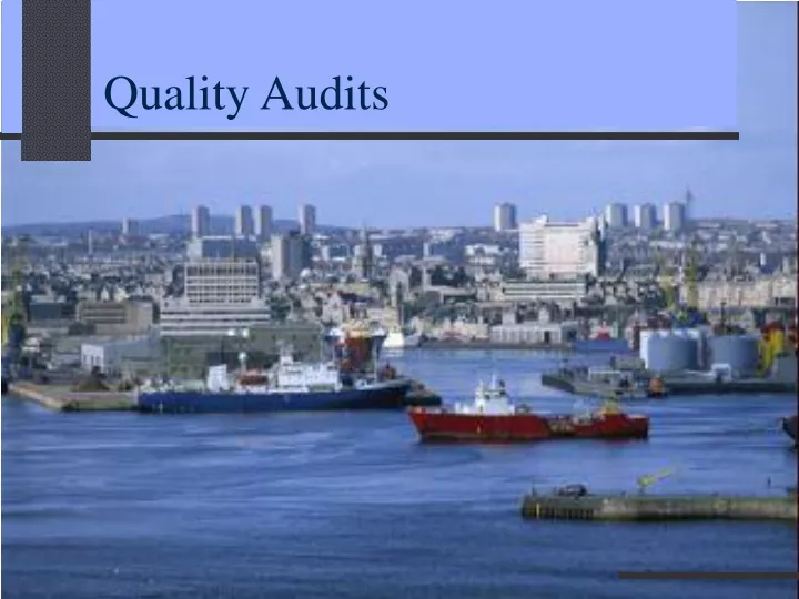 quality audits