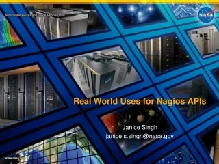 Real World Uses for Nagios APIs