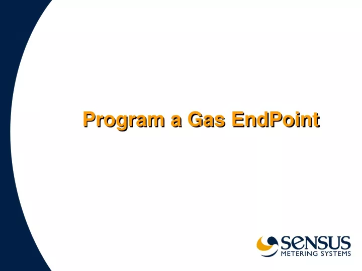 program a gas endpoint