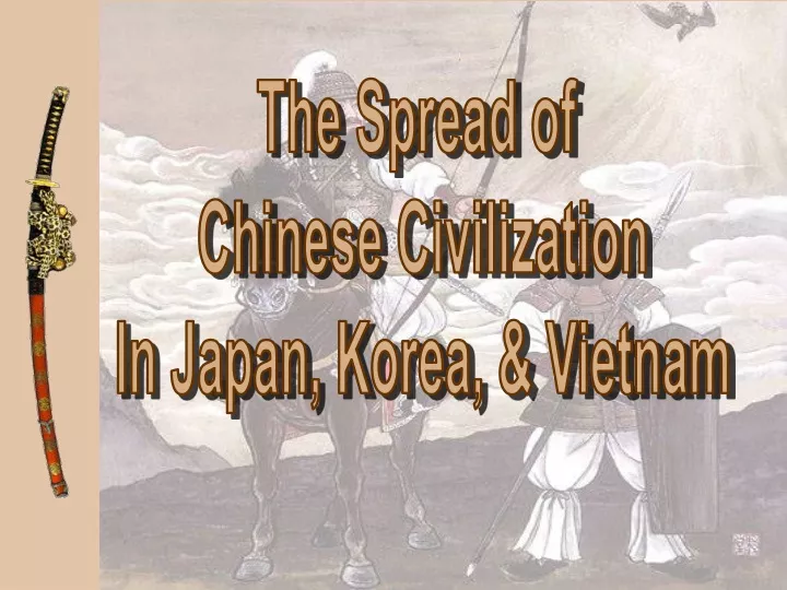 the spread of chinese civilization in japan korea