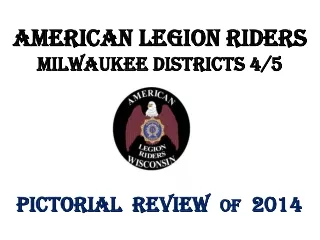 American Legion Riders Milwaukee Districts 4/5