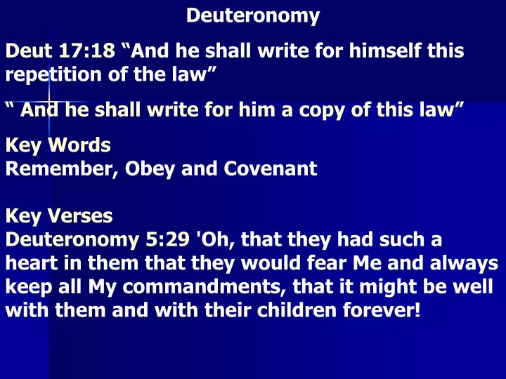 deuteronomy deut 17 18 and he shall write