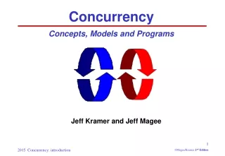 Concurrency Concepts, Models and Programs