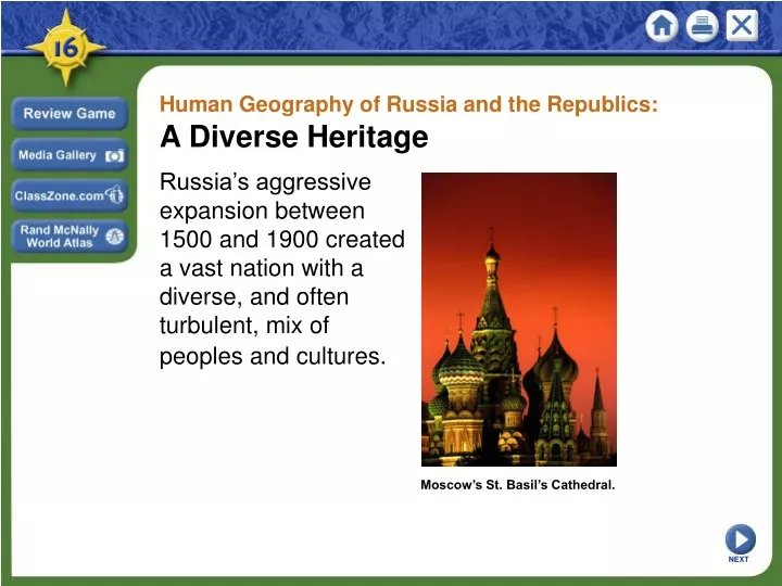 human geography of russia and the republics