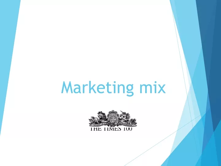 marketing mix