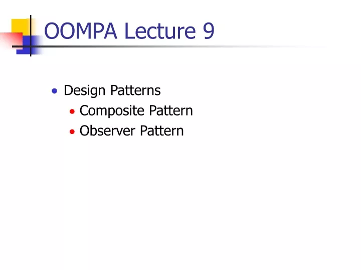 oompa lecture 9